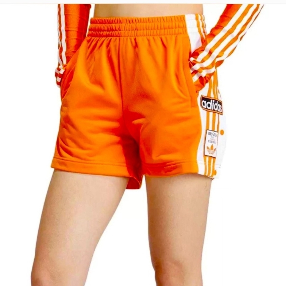 Adidas Women's Orange Athletic Shorts